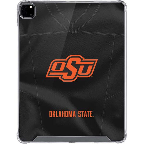 Oklahoma State University Black Jersey iPad Pro 12.9in (2020) Clear Case